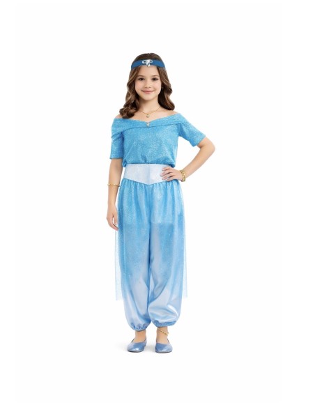 Costume Arabo per Bambina Nuovo - di alta qualità, ideale per il carnevale, feste a tema ed eventi speciali.